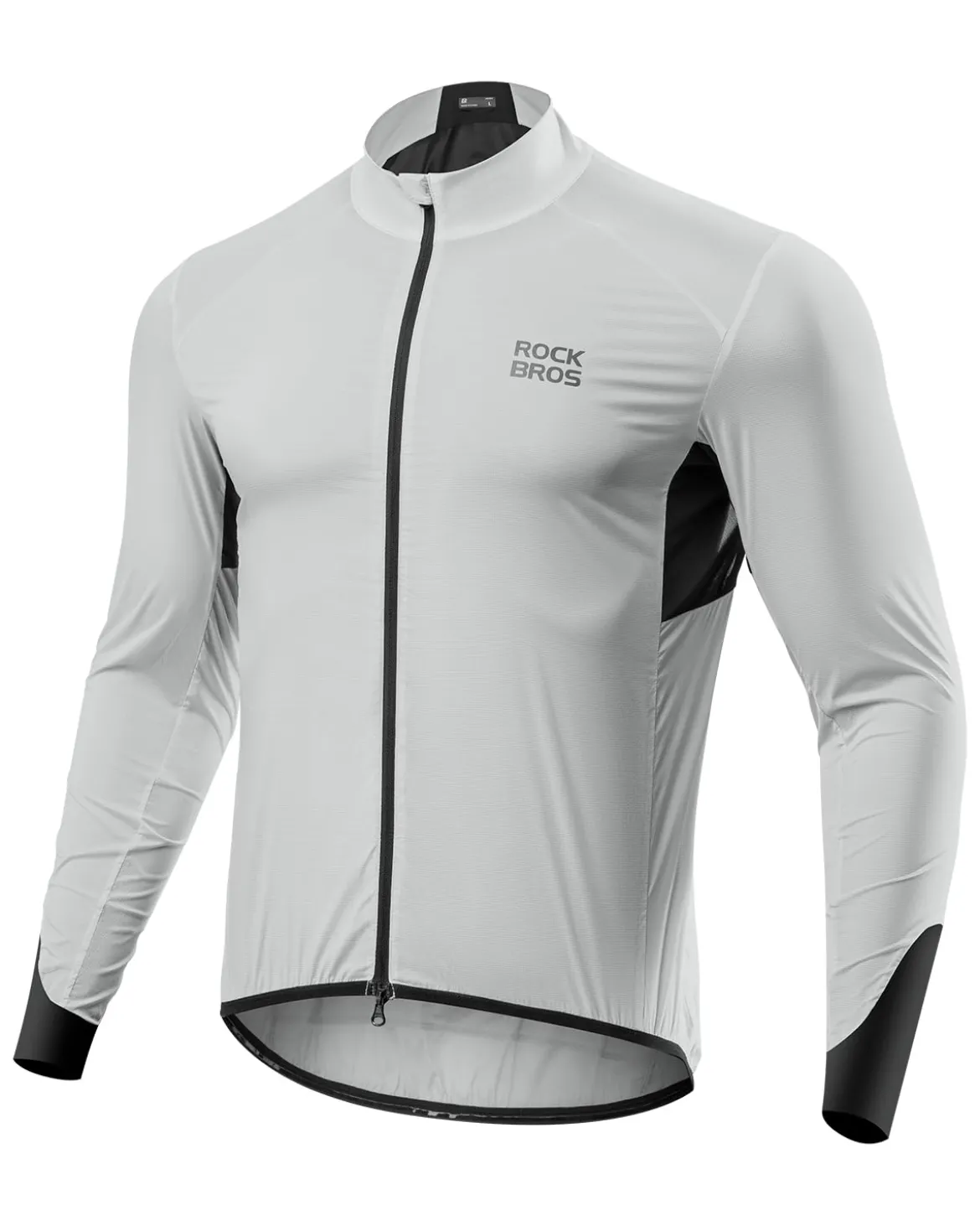 ROCKBROS Lightweight Reflective Windbreaker Running Cycling Jacket Women Men