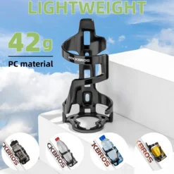 ROCKBROS Lightweight Slide Entry Bike Water Bottle Cage Adjustable Drink Holder