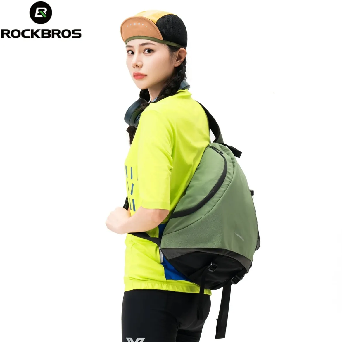 ROCKBROS 11.5L Sling Crossbody Backpack Shoulder Magnetic Buckle Travel Bag
