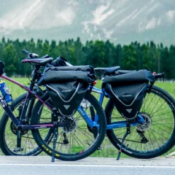 ROCKBROS 20L Triangle Waterproof Bike Rear Rack Pannier Bag for Grocery Touring Cycling