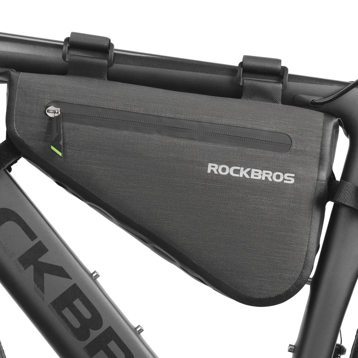 ROCKBROS 5-8L Waterproof Bike Frame Bag Large Triangle Bikepacking Storage Bag for Bicycles
