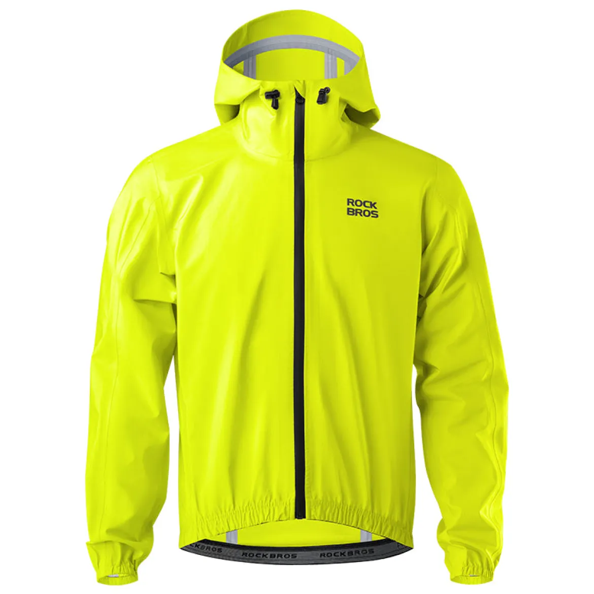 ROCKBROS Men's Cycling Running Windbreaker Windproof Jacket Lightweight High Visibility