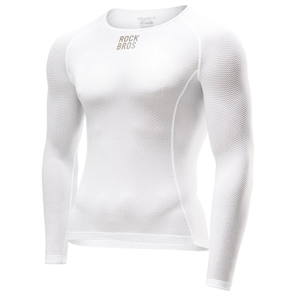 ROCKBROS Men's Long Sleeve Cycling Jersey Quick-Dry Seamless Underlayer