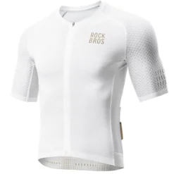 ROCKBROS Men's Short-Sleeve Cycling Jersey Diamond Pattern