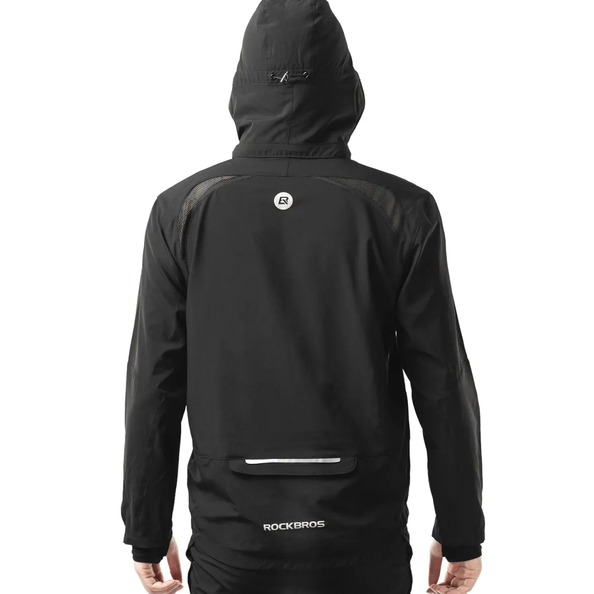 ROCKBROS Men's Windproof Cycling Jacket, Quick-Dry Lightweight Breathable MTB Jacket