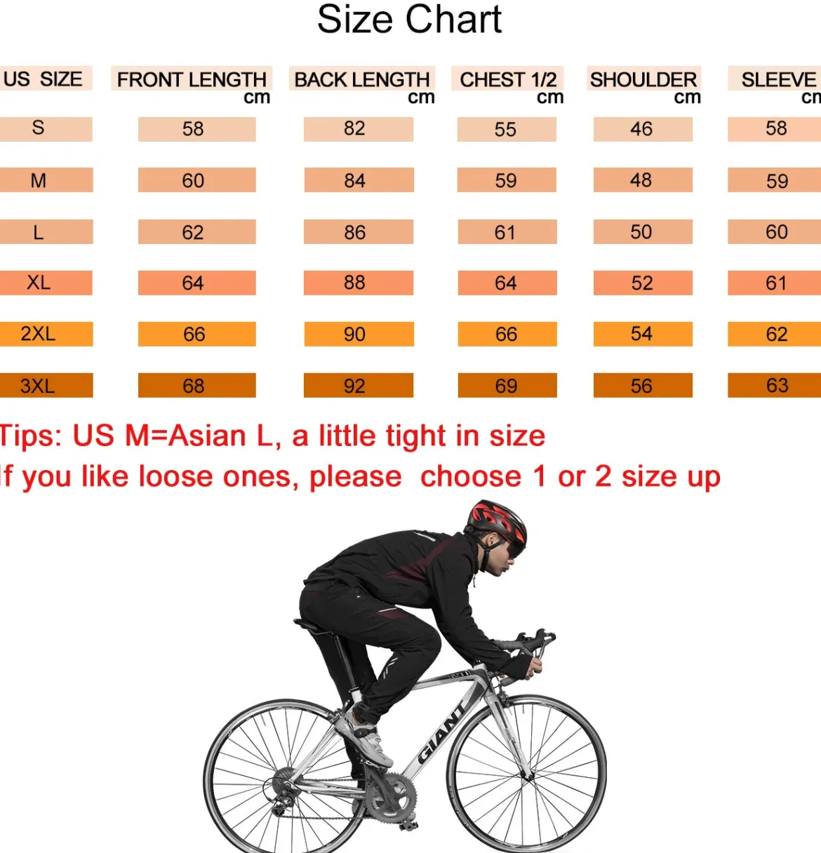 ROCKBROS Men's Winter Cycling Jacket for 5–32°F Thermal Windproof for Biking, Running, Hiking