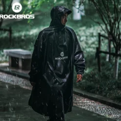 ROCKBROS Motorcycle Cycling Raincoat Hiking Outdoor Poncho Waterproof Cloak