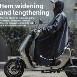 ROCKBROS Motorcycle Cycling Raincoat Hiking Outdoor Poncho Waterproof Cloak