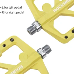 ROCKBROS Mountain Bike Pedals Lightweight Nylon DU Bearing 9/16