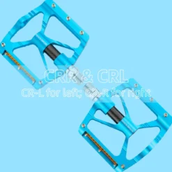 ROCKBROS Mountain Bike Pedals MTB Reflective Pedals CNC Non-Slip Lightweight Aluminum Alloy Bicycle Pedals
