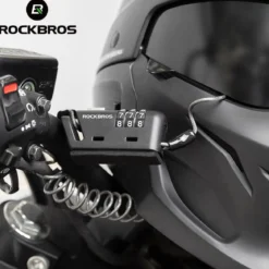 ROCKBROS 1.5M Portable Bicycle Cable Lock - Combination Helmet Lock
