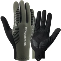 ROCKBROS MTB Gloves - Touch Screen, Anti-Slip Full Finger Cycling Gloves