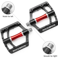 ROCKBROS MTB Pedals Platform Bike Pedal Aluminum 9/16