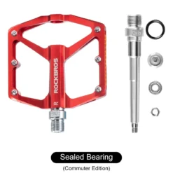 ROCKBROS MTB Reflective Aluminum Pedals 9/16