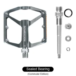 ROCKBROS MTB Reflective Aluminum Pedals 9/16