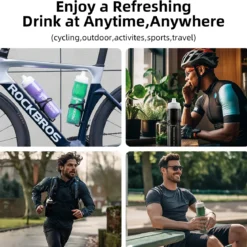 ROCKBROS 24OZ Insulated Bike Water Bottle