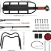 ROCKBROS Rear Bike Bicycle Cargo Rack Aluminum Alloy 115 lbs Capacity Black