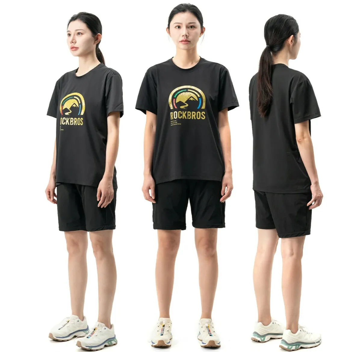 ROCKBROS Road-to-Sky Shirt Unisex Quick Dry Moisture Wicking Breathable Stretch Short Sleeve