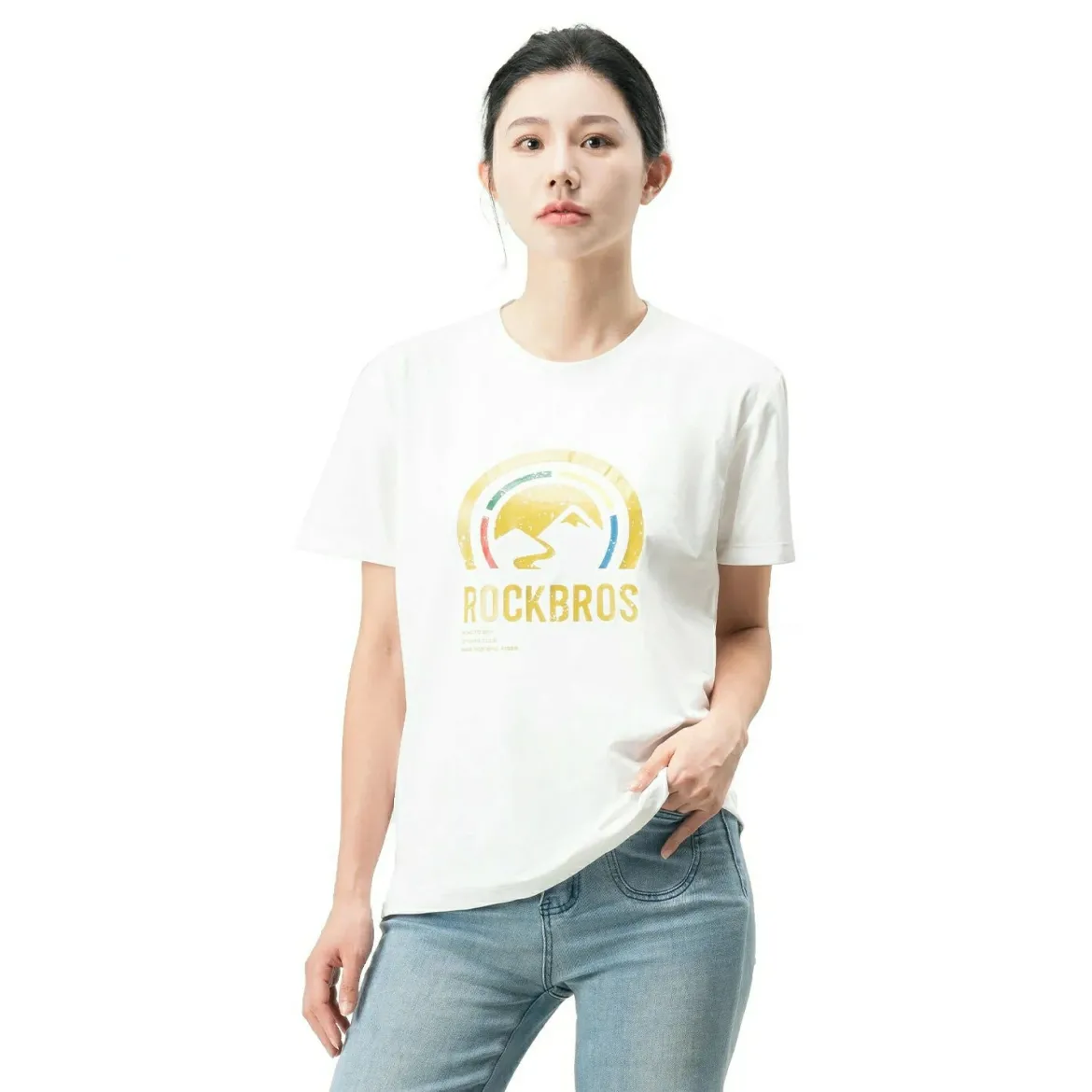 ROCKBROS Road-to-Sky Shirt Unisex Quick Dry Moisture Wicking Breathable Stretch Short Sleeve