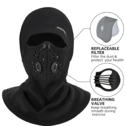 ROCKBROS Ski Mask Balaclava Winter Mask for Men Baclava Cold Weather Thermal