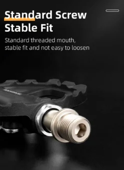 ROCKBROS SPD Dual-Purpose Bike Pedals - Compatible with Shimano MTB/Road