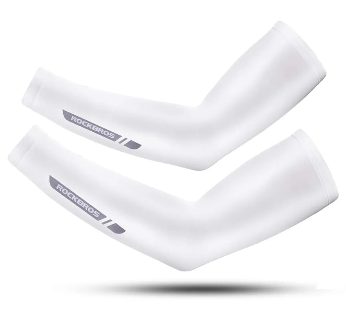 ROCKBROS Sun Protection Arm Sleeves Cooling for Running Golf Fishing Cycling