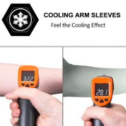 ROCKBROS Sun Protection Arm Sleeves Cooling for Running Golf Fishing Cycling