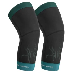 ROCKBROS Thermal Knee Warmer Men Anti-Slip Knee Brace Sleeves for Winter Cycling Basketball