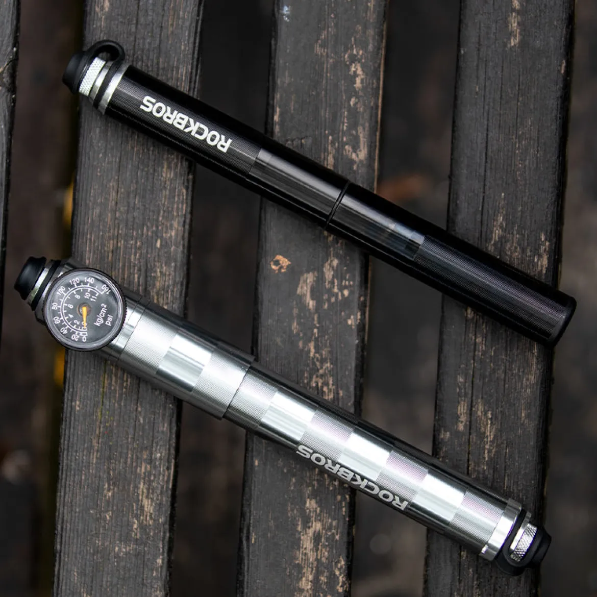 ROCKBROS Ultralight Bike Tire Shock Mini Pump 160PSI High Pressure