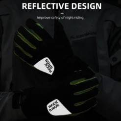 ROCKBROS Windproof Winter Cycling Padded Thermal Gloves for Men Women
