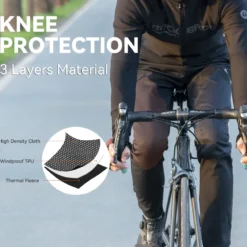 ROCKBROS Winter Cycling Pants for Men Thermal Windproof Mountain Bike Running Pants