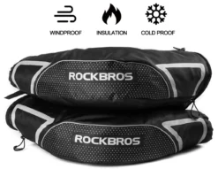 ROCKBROS Winter Handlebar Mittens - Extreme Cold Weather MTB Fat Bike Pogies