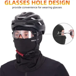 ROCKBROS Winter Ski Mask with Filter Pocket, Full Face Balaclava for Men Women