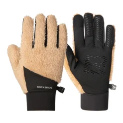 ROCKBROS Winter Touch Screen Plush Warm Gloves for Men Women