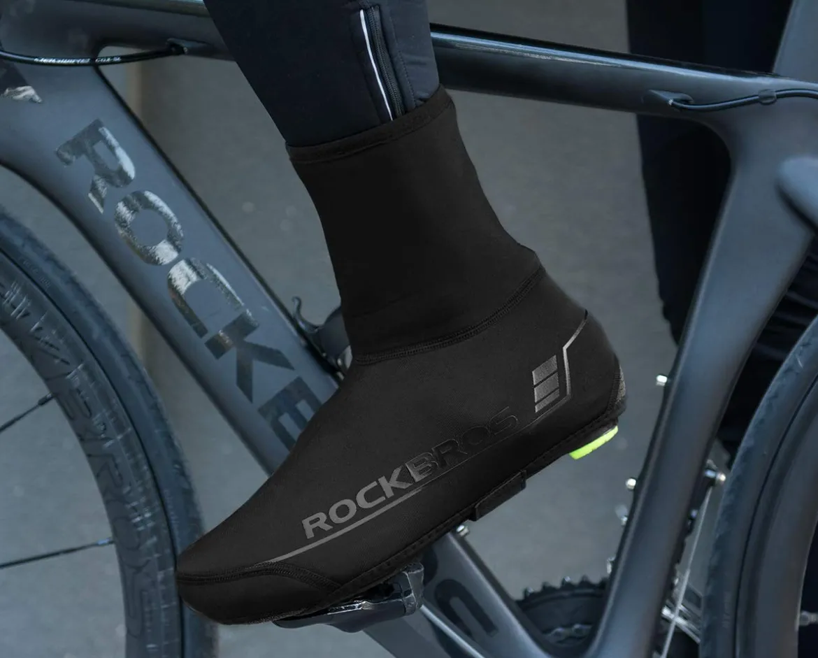 ROCKBROS Winter Windproof Thermal Cycling Shoe Covers