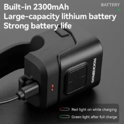 SKL01 Electric Bike Horn Front Light Horn and Light 2-in-1 450lm 2300mAh