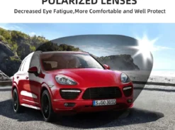 Slim Polarized Sports Sunglasses with 4 Lenses