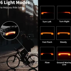 Tail Light with Turn Signals Remote Brake USB