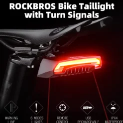 Tail Light with Turn Signals Remote Brake USB