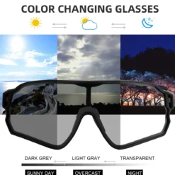 Thickened PC Lens Photochromic Sunglasses (UV400)