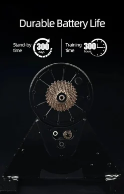 ThinkRider A1 Bike Trainer 11-Speed Cassette ANT+ Bluetooth Simulates 3% Slope