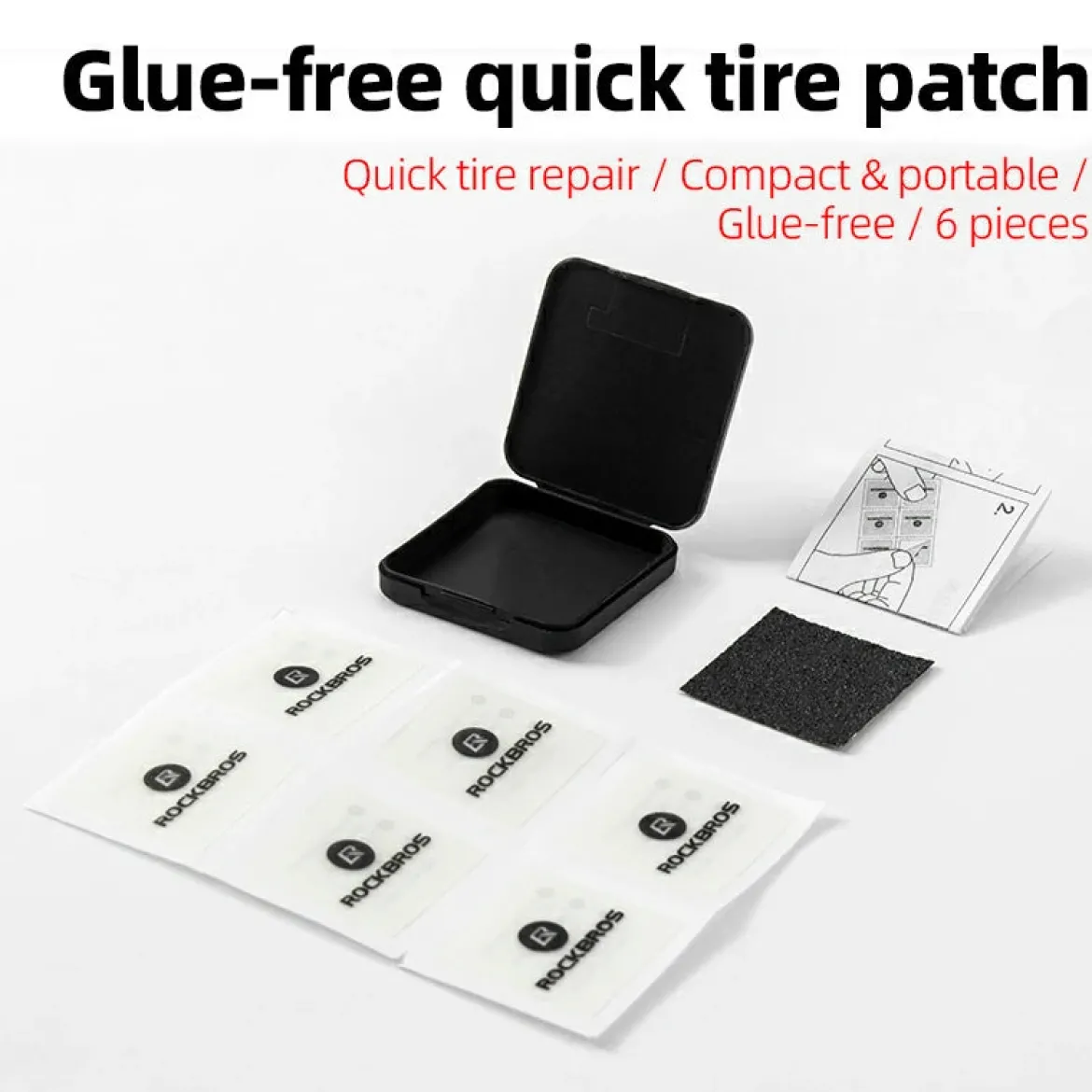 Ultra-Mini Tire Patch Kit โ Super Lightweight Ultra-Slim Pocket-Friendly