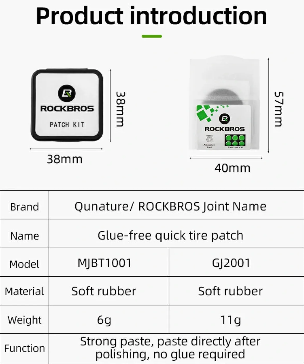 Ultra-Mini Tire Patch Kit โ Super Lightweight Ultra-Slim Pocket-Friendly
