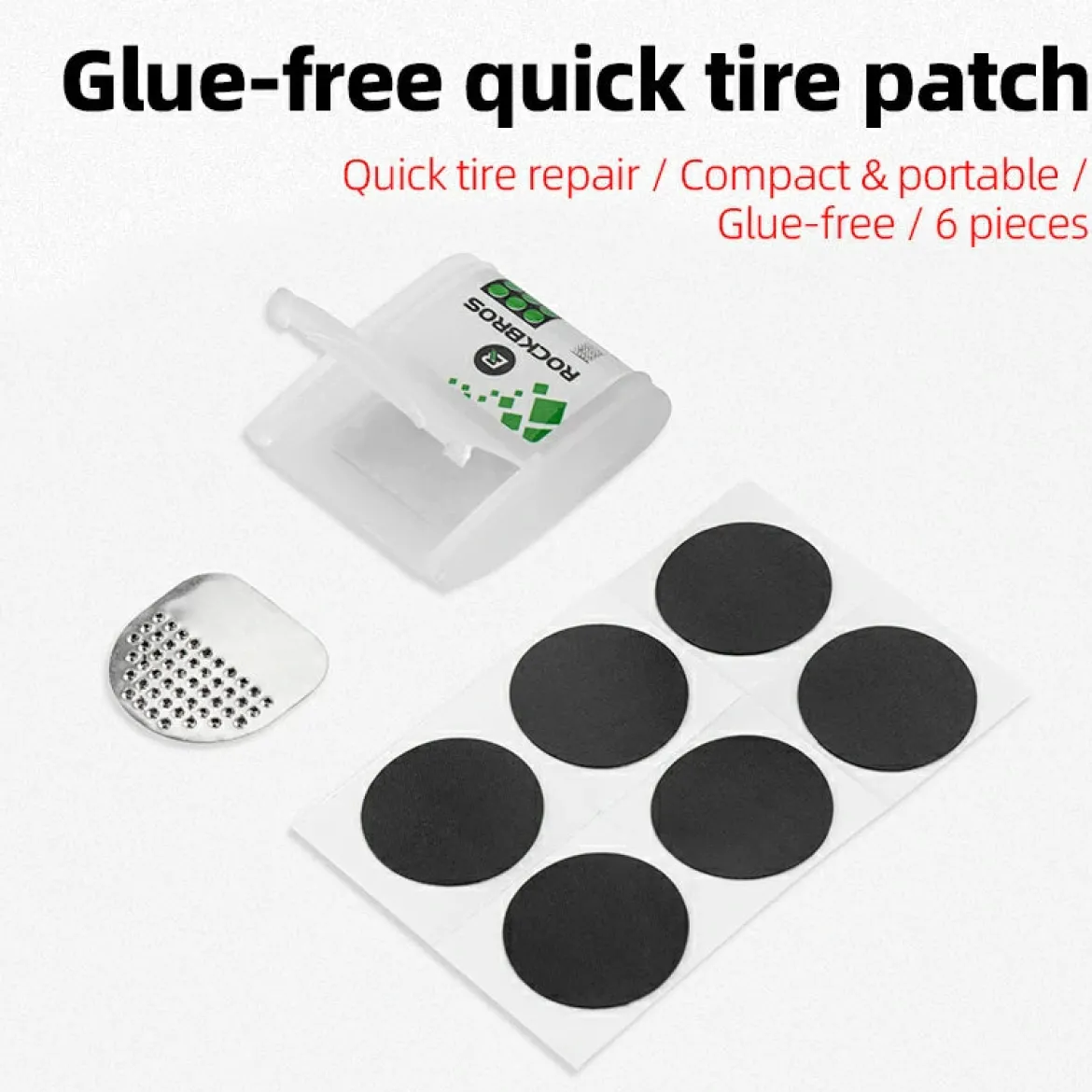 Ultra-Mini Tire Patch Kit โ Super Lightweight Ultra-Slim Pocket-Friendly