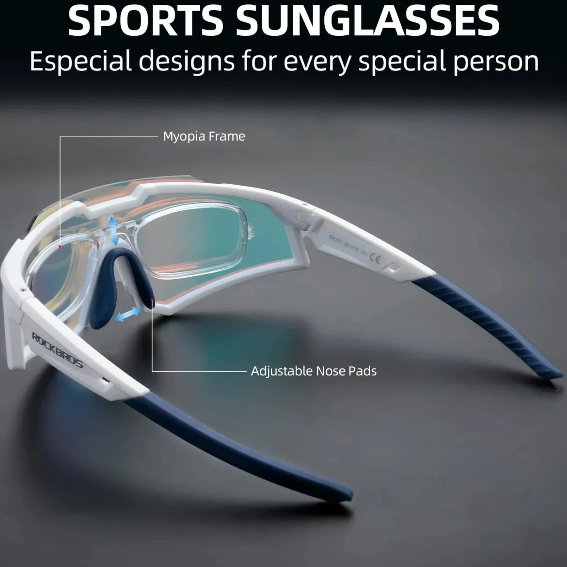 Unisex Transition Sports Sunglasses for Cycling