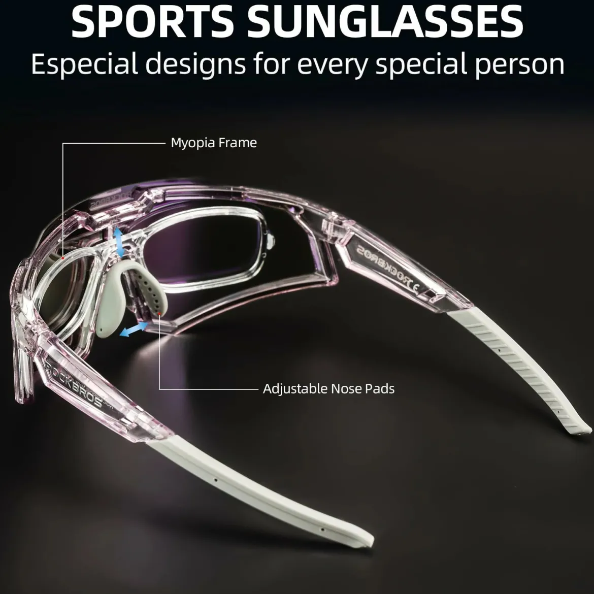 Unisex Transition Sports Sunglasses for Cycling