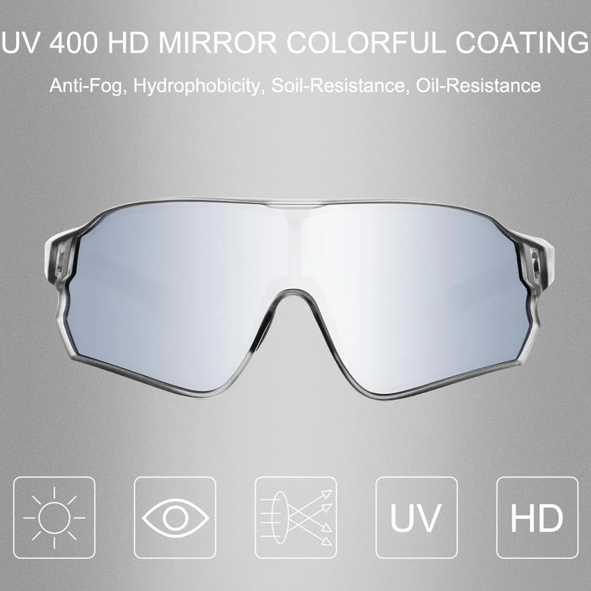 UV400 Polarized Sunglasses for Cycling
