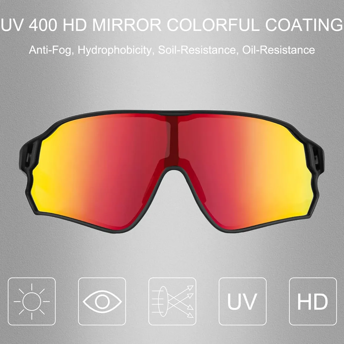 UV400 Polarized Sunglasses for Cycling