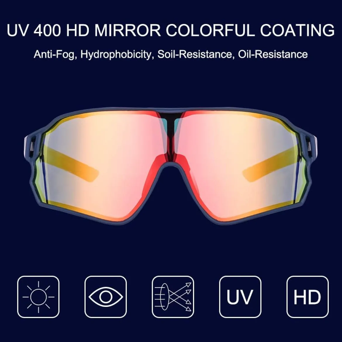 UV400 Polarized Sunglasses for Cycling
