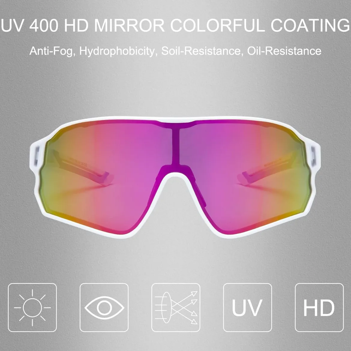 UV400 Polarized Sunglasses for Cycling